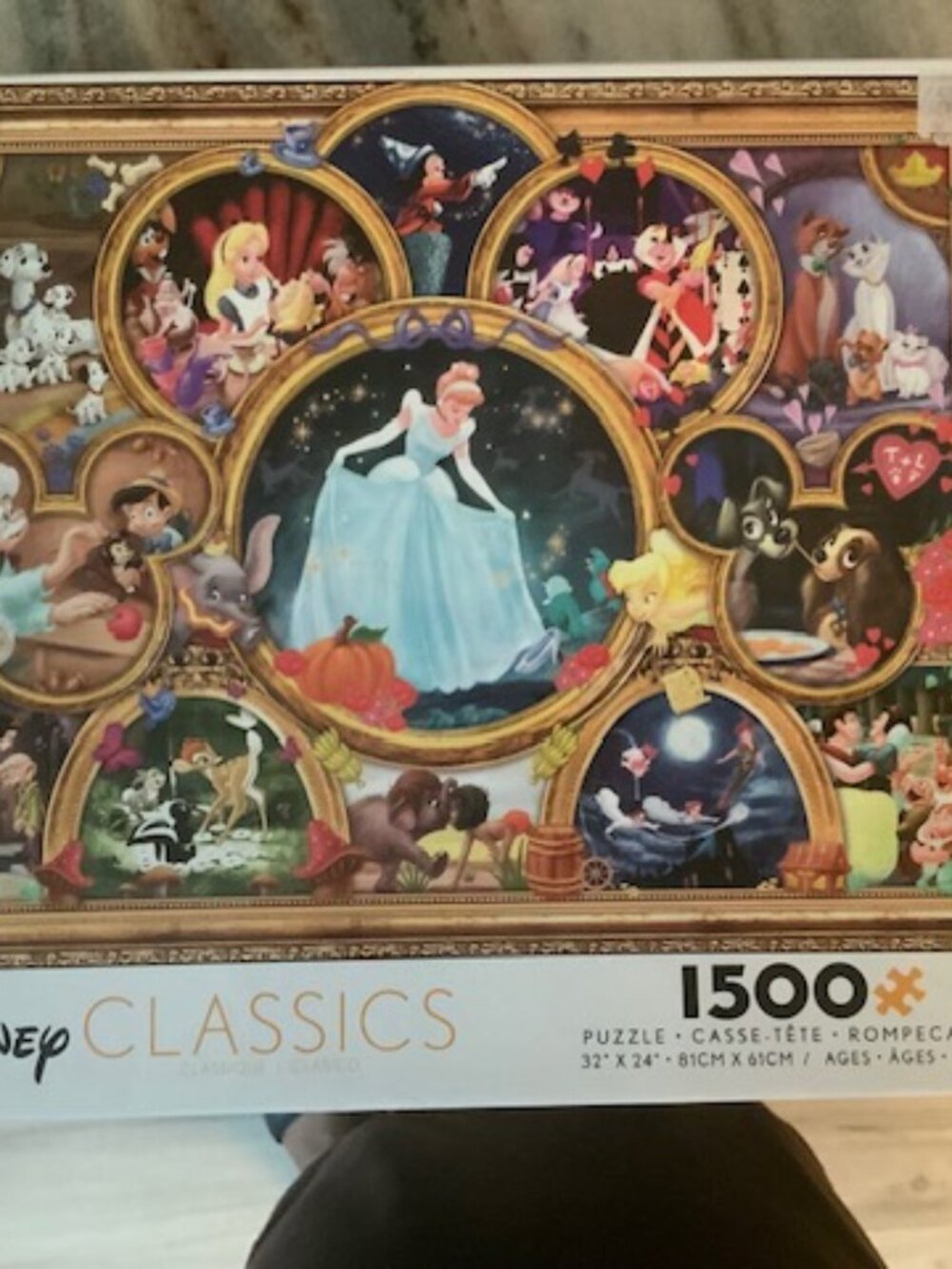2 Disney Puzzles (2) 1500 Pieces